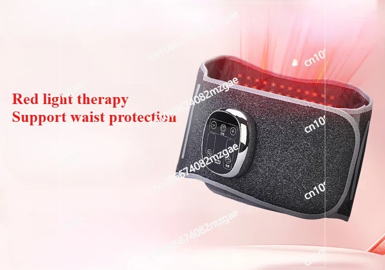 HongguangWaist Massager Support Hot Compress Heating Back Waist Belt Prevent Lumbar Intervertebral Disc Herniation Low Back Pain