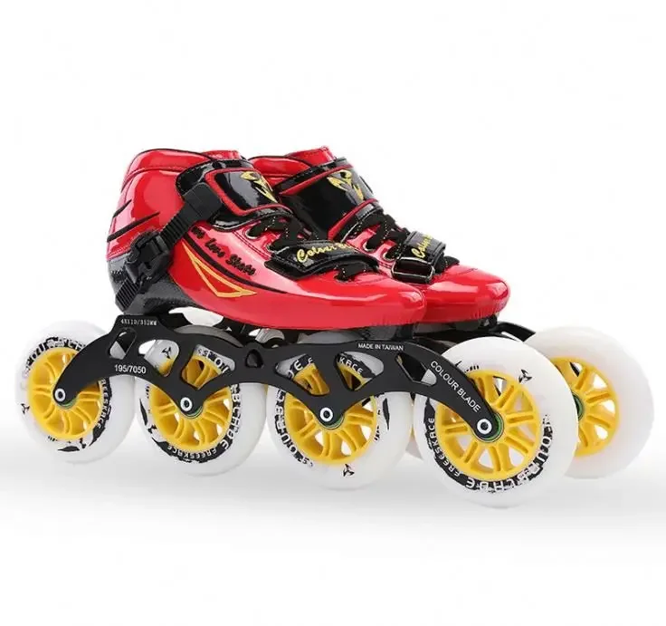 carbon fiber roller skate wheel shoes street race skate shoes speed skate fashion design shoes