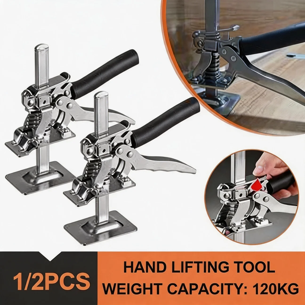 Tile Height Adjuster Lifting Tool Labor-Saving Arm Jack Door Panel Drywall Lifting Cabinet Board Lifter Hand Elevator Tools