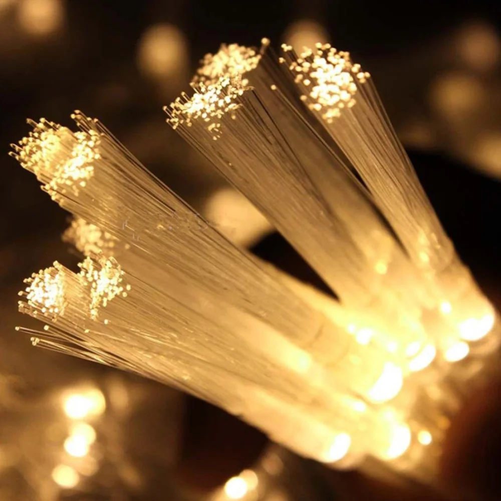 Optical Fiber Firefly LED String 10M 100LED Outdoor String Fairy Lights Holiday Bedroom Home Party Christmas Tree