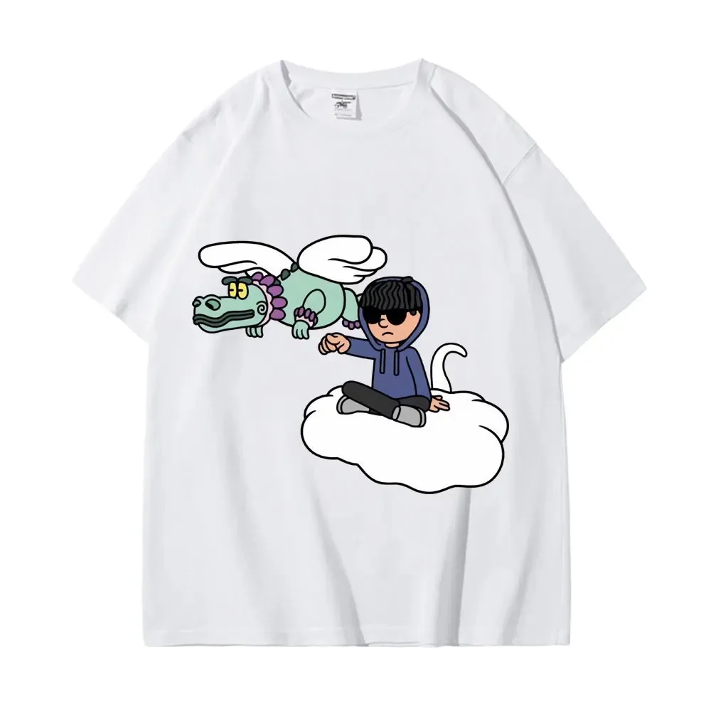 Singer Junior H Album MUSICA 3 Graphic T Shirts Men Women Harajuku Hip Hop Short Sleeve T-shirt Fashion Trend Cartoon T-shirts