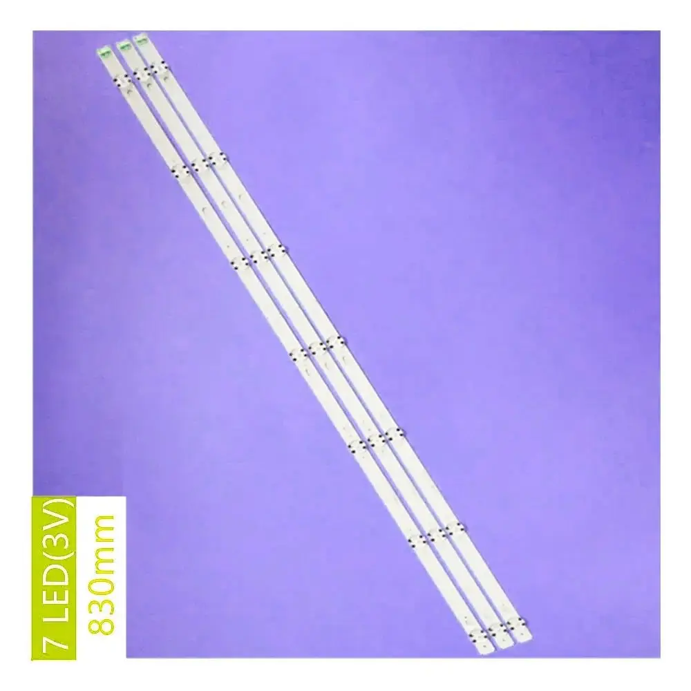 3 PCS LED Backlight Strip for LG 43UJ635V 43UK6300PLB 43UJ651V 43UJ634V 43UJ630V 43UJ561V 43UJ655V LC43490059A LC43490058A