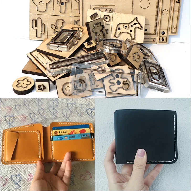 

Japanese steel knife mould handmade leather goods short wallet wallet knife mould handmade leather tool knife mould