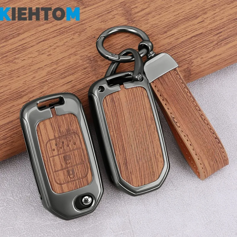 Car Key Cover Use For Honda Vezel Accord Civic Xrv Breeze Crv Crider Folding Key Bag Buckle