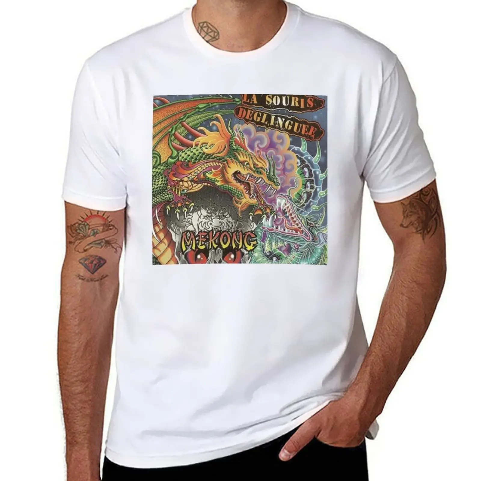 La Souris Deglinguee-M Mekong Album 2005 T-Shirt t-shirts pour homme pack coton homme t-shirts coton T-Shirt