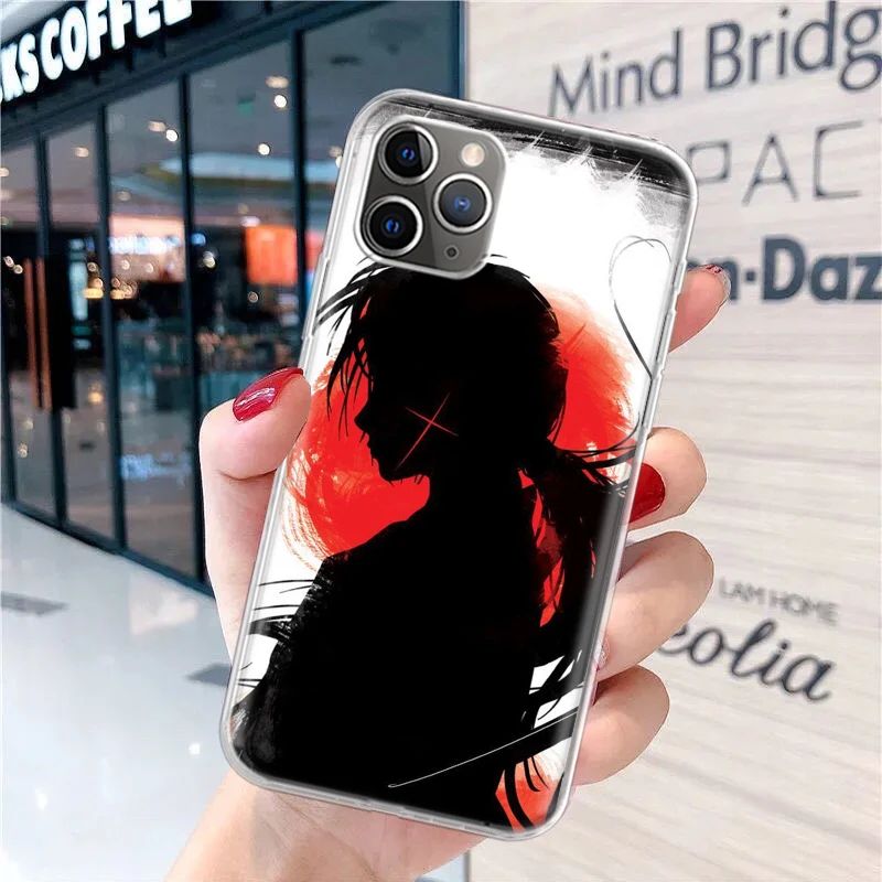 Rurouni Kenshin Anime Soft Phone Case for iPhone 16 15 14 Plus 13 12 Mini 11 Pro Max 7 + Apple XS X SE 2020 8 Cover Shell for iP