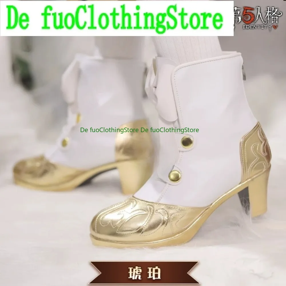 Shoe Game Identity V Photographer Joseph Amber Role Playing Shoes Girl Costume Props Halloween Party Boots Customization