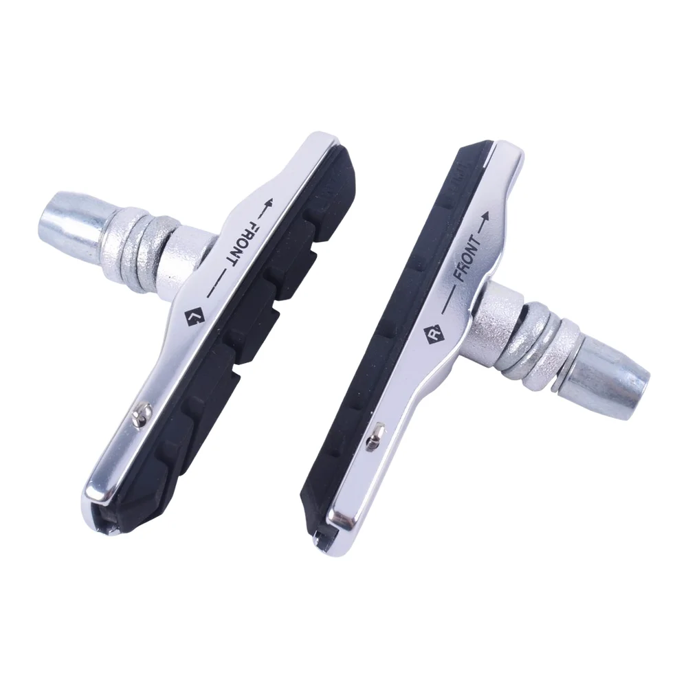 

For Mountain Biking Silver Shell Bike Brake Pads Replaceable Brake Pad Blocks Bicycle Brake Prevents Rim Damage From Sand