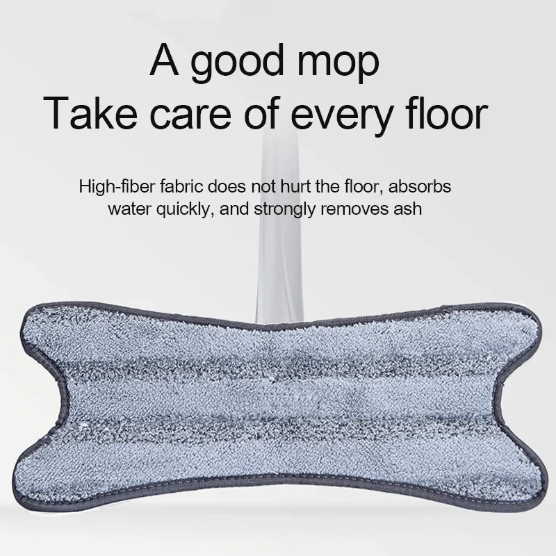 Accessories Rotating mop replacement head X shape mop replacement cloth floor mop head Microfiber cloth microfiber mop pads 1PC