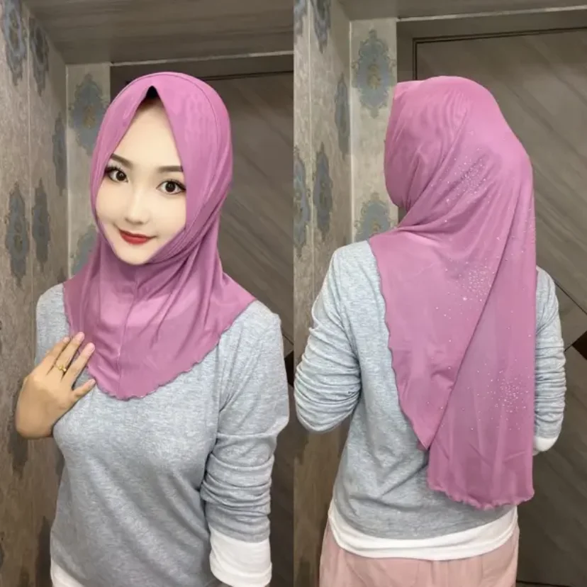 Diamonds Dubai Novelty Ready To Wear Mesh Casual Hijabs