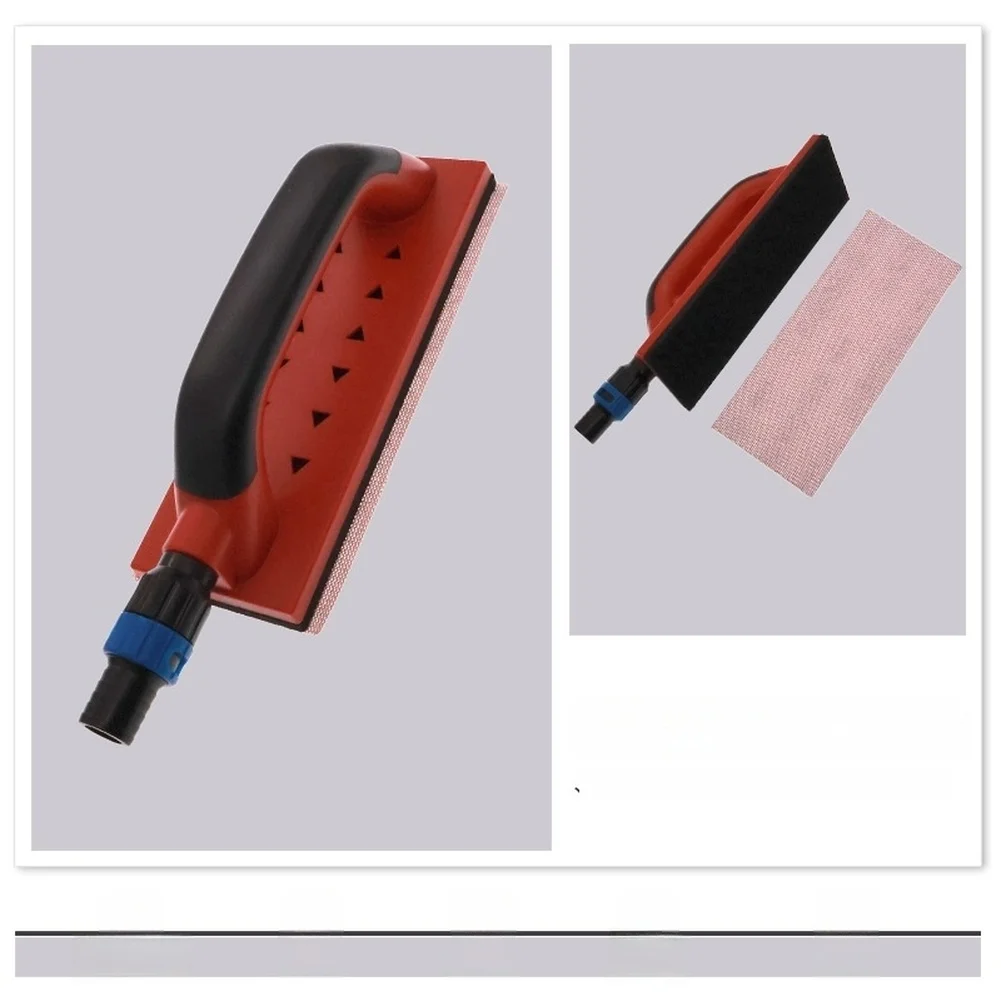 EVA Manual Sanding Disc 80x230mm With Ergonomic Grip Multi Hole Dust Extraction For Woodworking Furniture Polishing Hand Sander