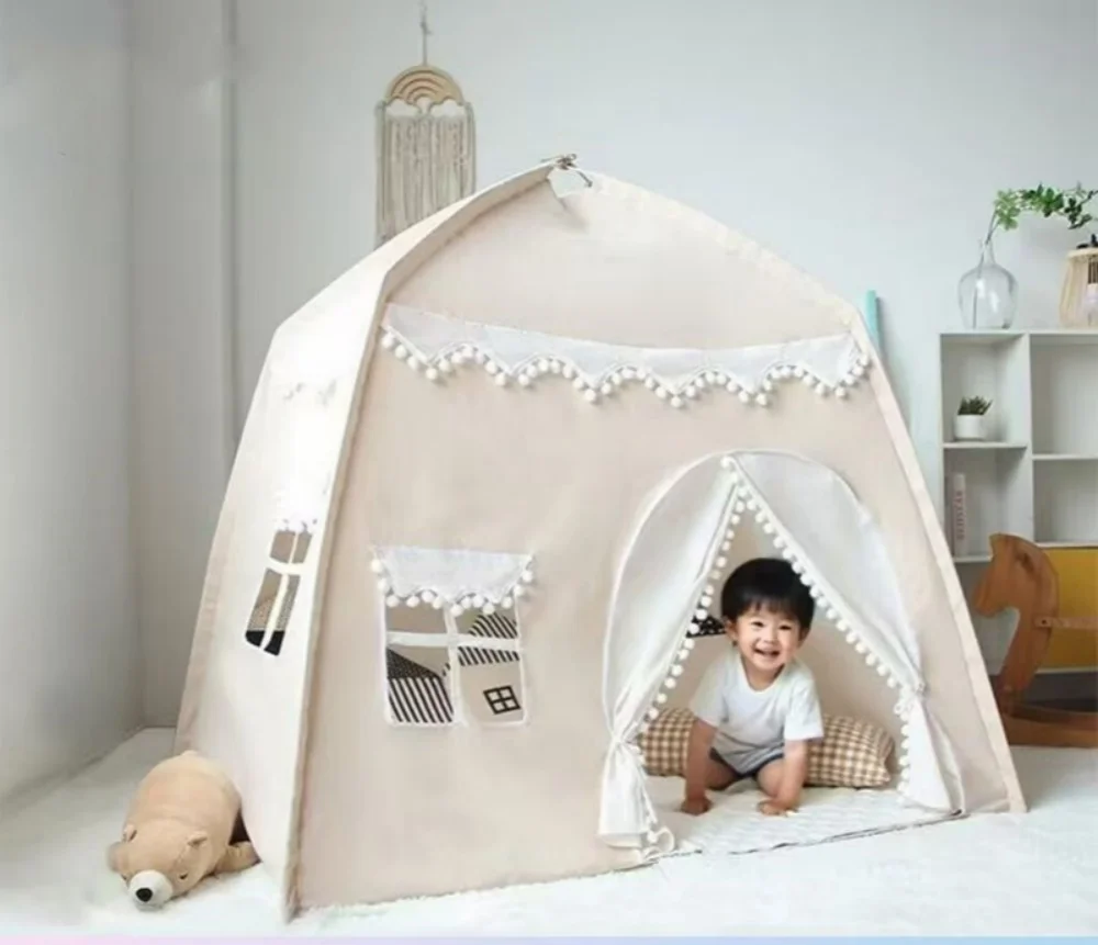 Giocattoli per bambini Altezza tenda 51 pollici Tenda da gioco per bambini Ragazzo Ragazza Castello Interno Esterno Casa per bambini Gioca a palla Piscina Casetta da gioco Cubby