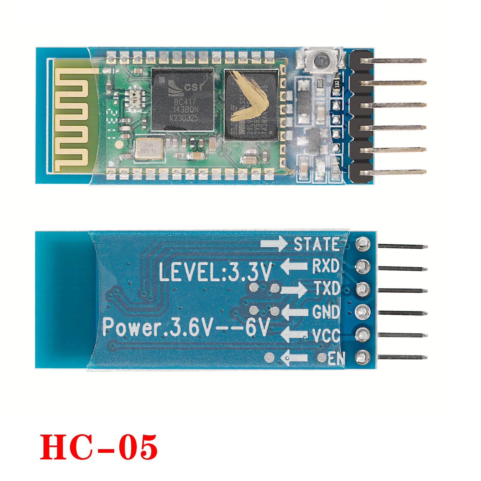 HC 05 Bluetooth ModuleRf Wireless Bluetooth Transceiver Slave Module Rs232 / TTL To UART Converter And Adapter