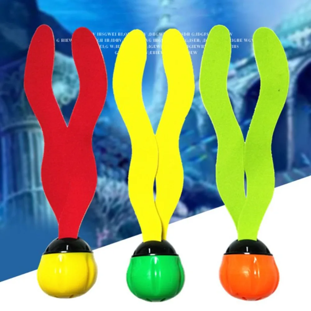 Jouets de piscine formes de plantes marines jouets d'entraînement de plongée sous-marine jouets flottants sous-marins de piscine pour enfants
