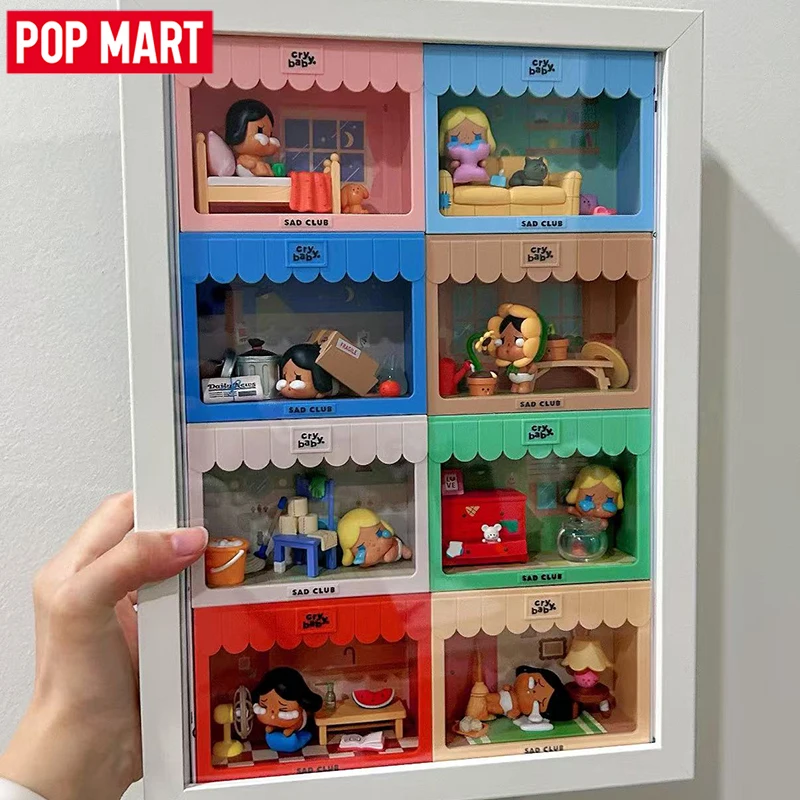

POP MART CRYBABY Sad Club Series Blind Box Guess Bag Mystery Box Toys Doll Anime Figure Desktop Ornaments Cute Gift