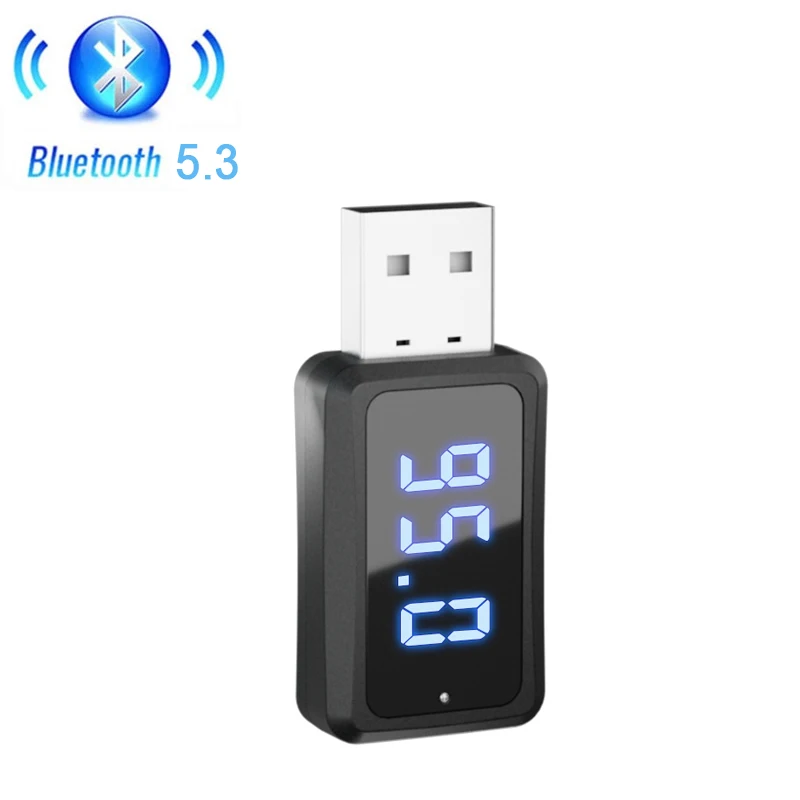 Bluetooth 5,4 Auto Sender Empfänger Freis prec heinrich tung Auto Kit Mini USB Power Auto Wireless Audio Adapter für FM Radio