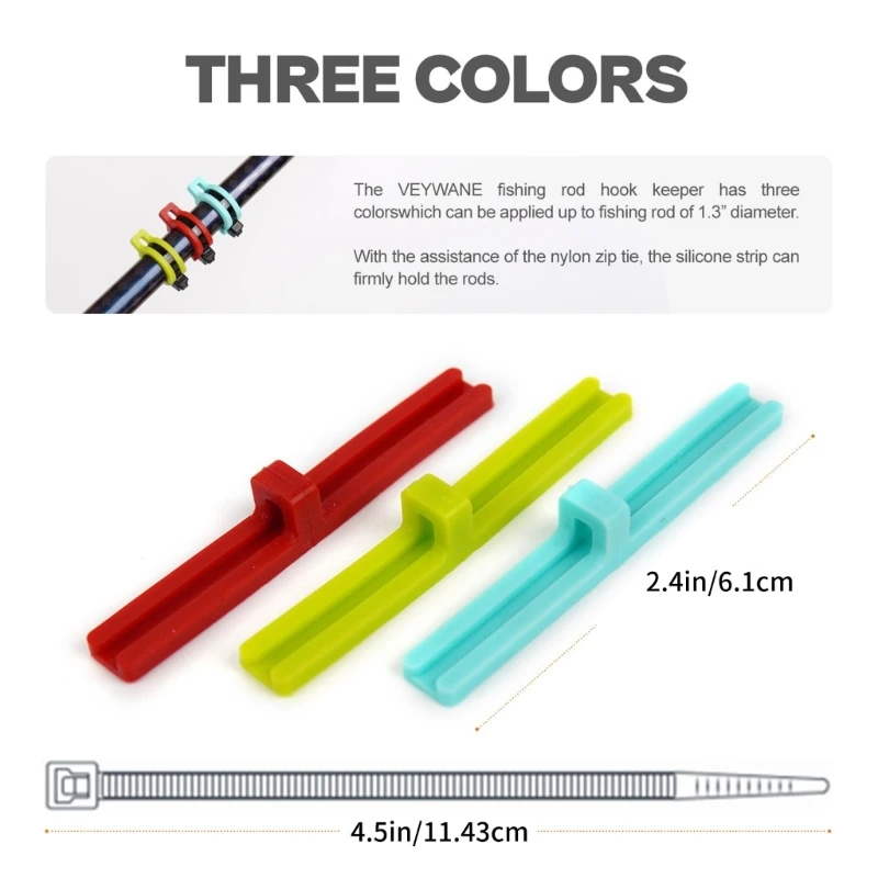 12 قطعة من خطاف الصيد المحمول لتخزين خطاف الصيد وحافظة مرنة #6