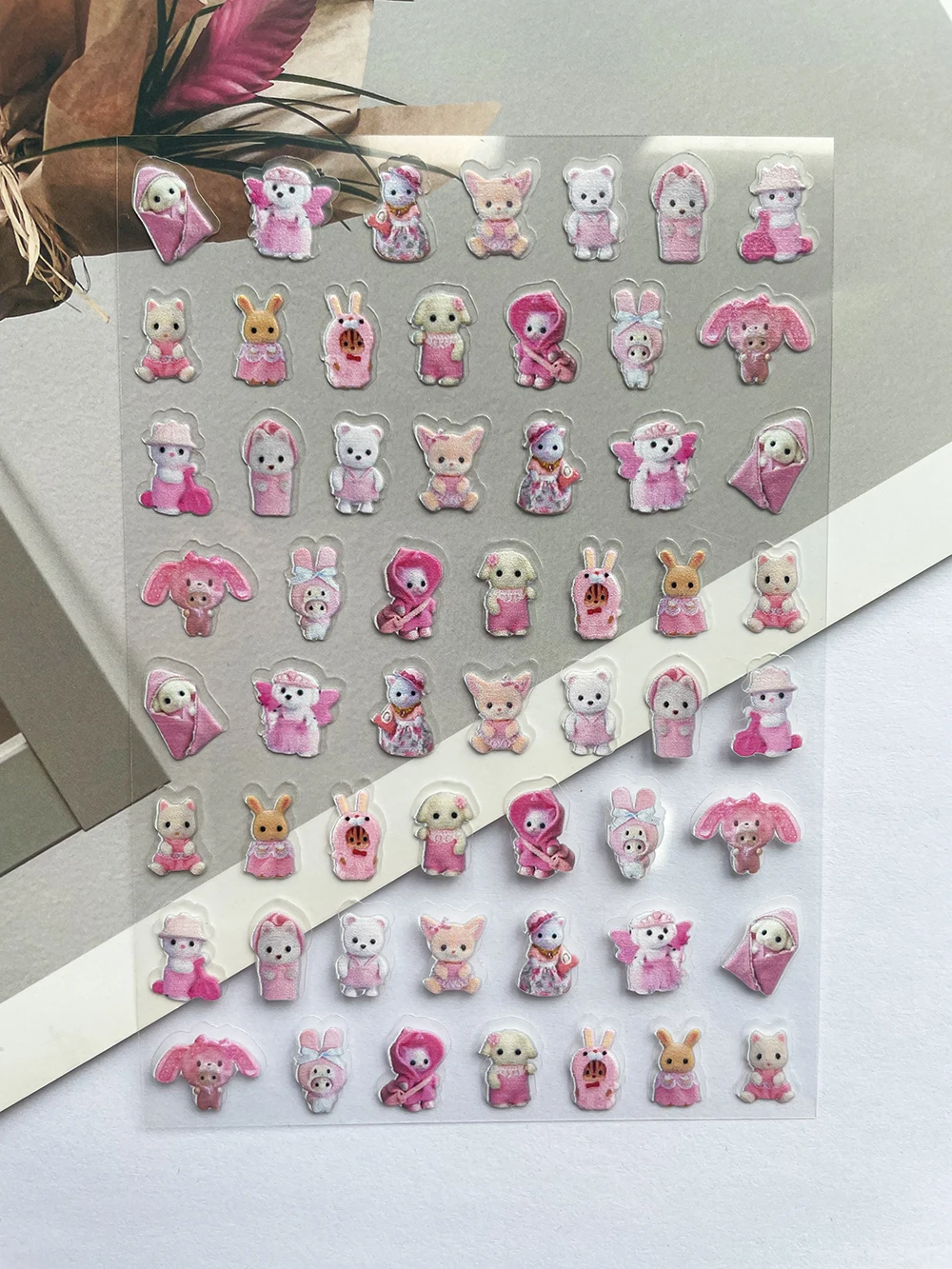 Cartoon Niedliche Senbel Familie Nagelaufkleber DIY Schreibwaren Journal Planer Aufkleber Scrapbook Notizbuch Dekoration Aufkleber Geschenk – Detail 7