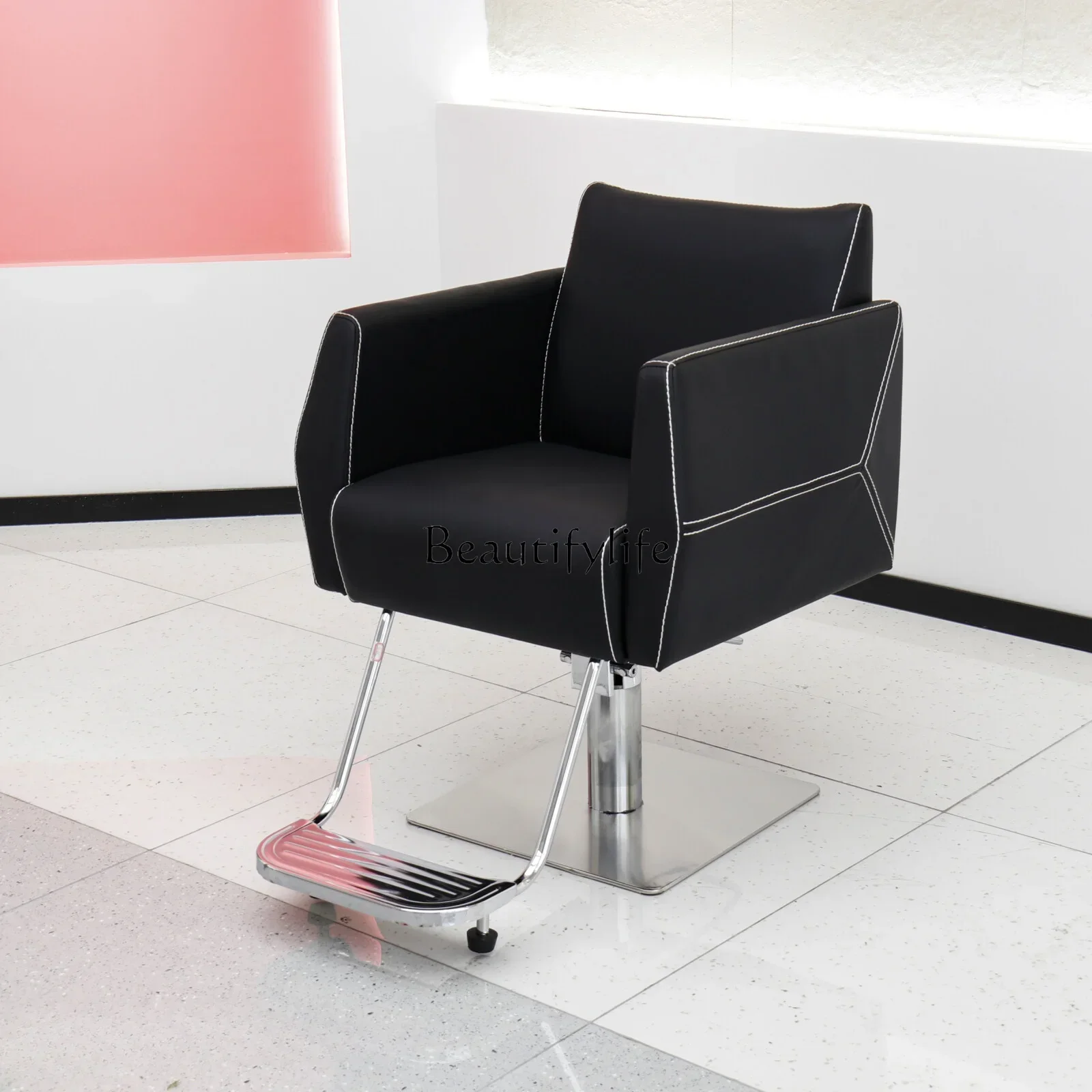 

Fashion Barber Shop Chair Lifting Rotating Fashion Barber Shop for Hair Salon Hair Cutting Chair