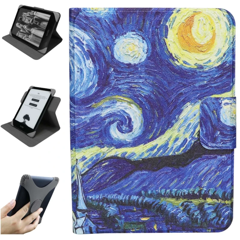 6-Inch E-book Reader Kindle Protective Case for IReader Kpw1234 Pocketbook Protective Shell Removable Handheld Strap Case Gifts