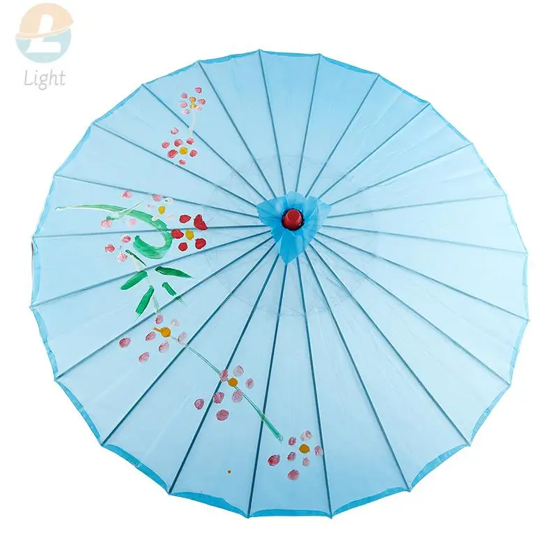 82/84cm Silk Cloth Women Umbrella Japanese Cherry Blossoms Ancient Dance Umbrella Decorative Chinese Style Oil Paper Umbrella