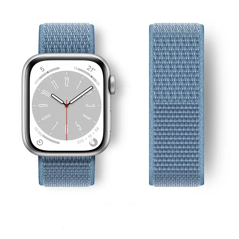 Nylonschlaufe für Apple Watch Band Ultra-2 49 mm 44 mm 40 mm 45 mm 41 mm Sport-Pride-Armband iWatch-Armband Serie 9 8 SE 7 6 5 4 3