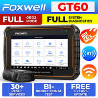 FOXWELL GT60 BT Bidirectional Car Code Reader All System OBD2 Scanner Diagnostic Tool 24 Reset OBD 2 Automotive Scanner