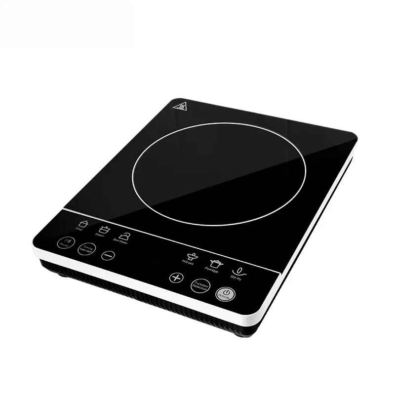 

Мощная портативная мини-индукционная плита 2000 Вт, 110 В с двумя пластинами и встроенным горячим горшком