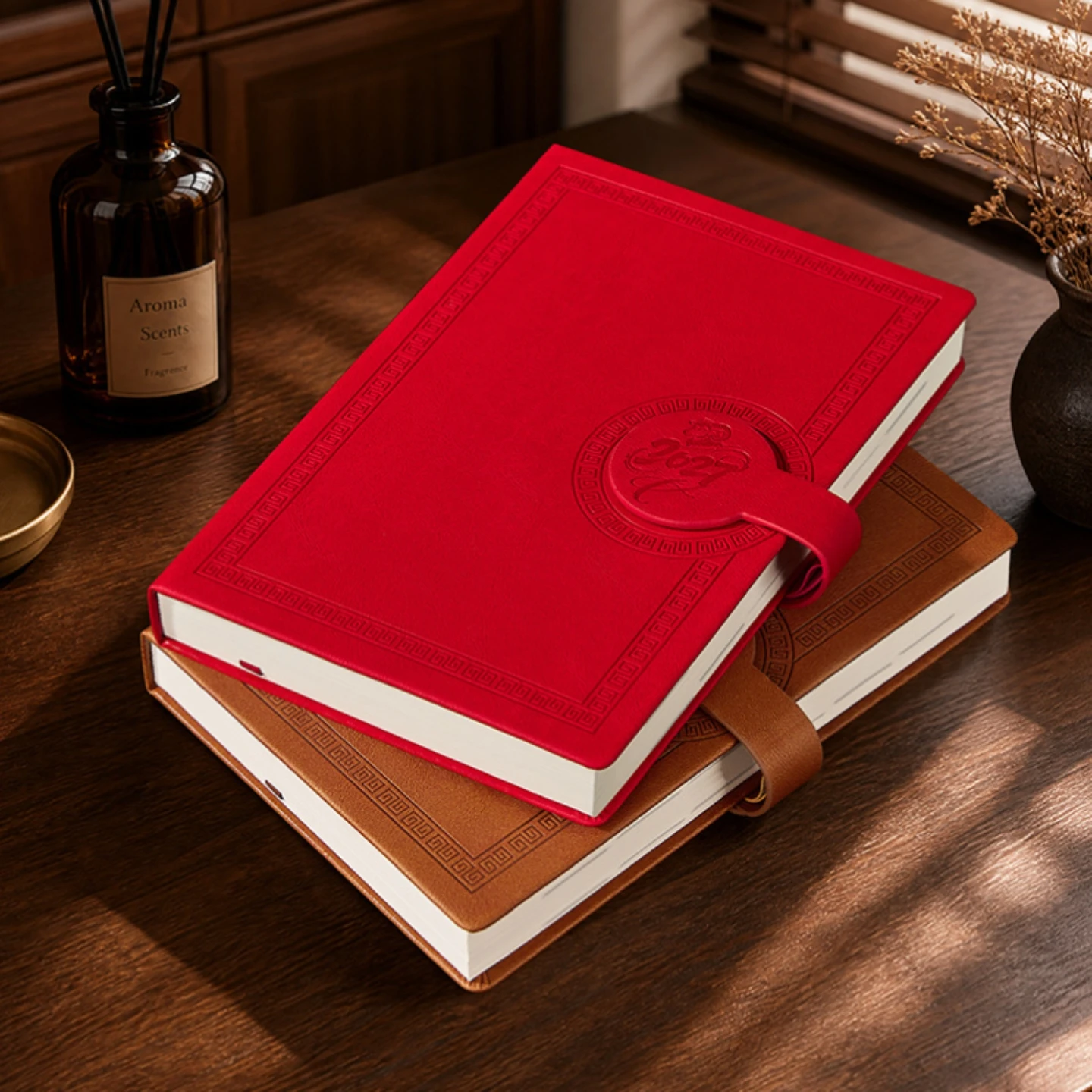 Journal Leather Hardcover - Agenda Diaria Premium de Cuero A5