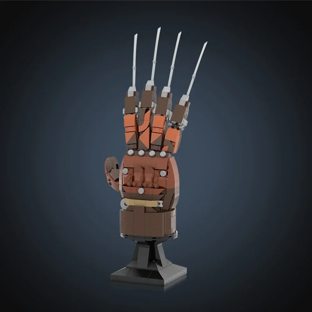 Gobricks MOC A Nightmare on Elm Street Blade guantes modelo de bloques de construcción Horror Killer Elm Street ladrillos montaje juguetes DIY regalo