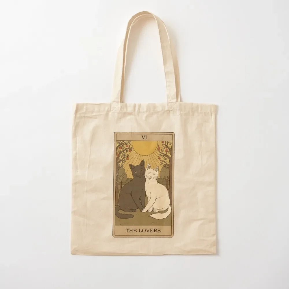 The Lovers Tote Bag Women's shopper tote bag screen Canvas shopper bag woman