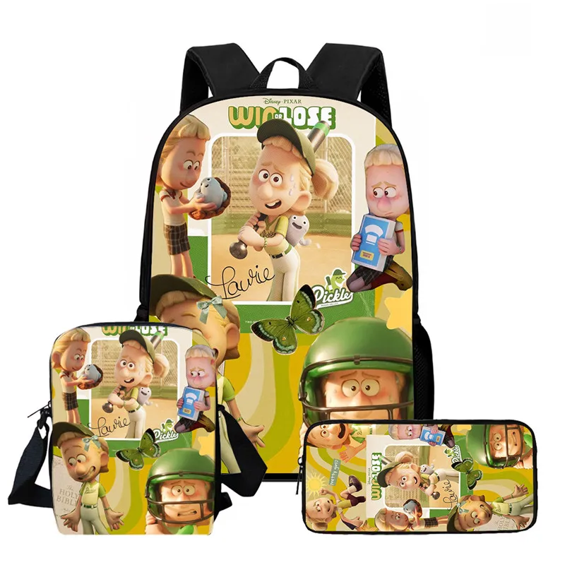 

Мультяшный школьный рюкзак Win or Lose с сумками на ремне, сумки-карандаши для детского сада, легкие школьные сумки для мальчиков и девочек