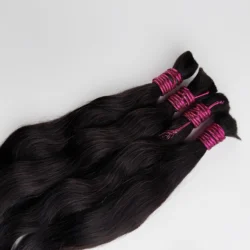 100% Human Hair Extensions Hair Bulk Natural Indian Hair 30 Inch Mega Hair For Braiding No Weft Pure Color Hair Premium Qu
