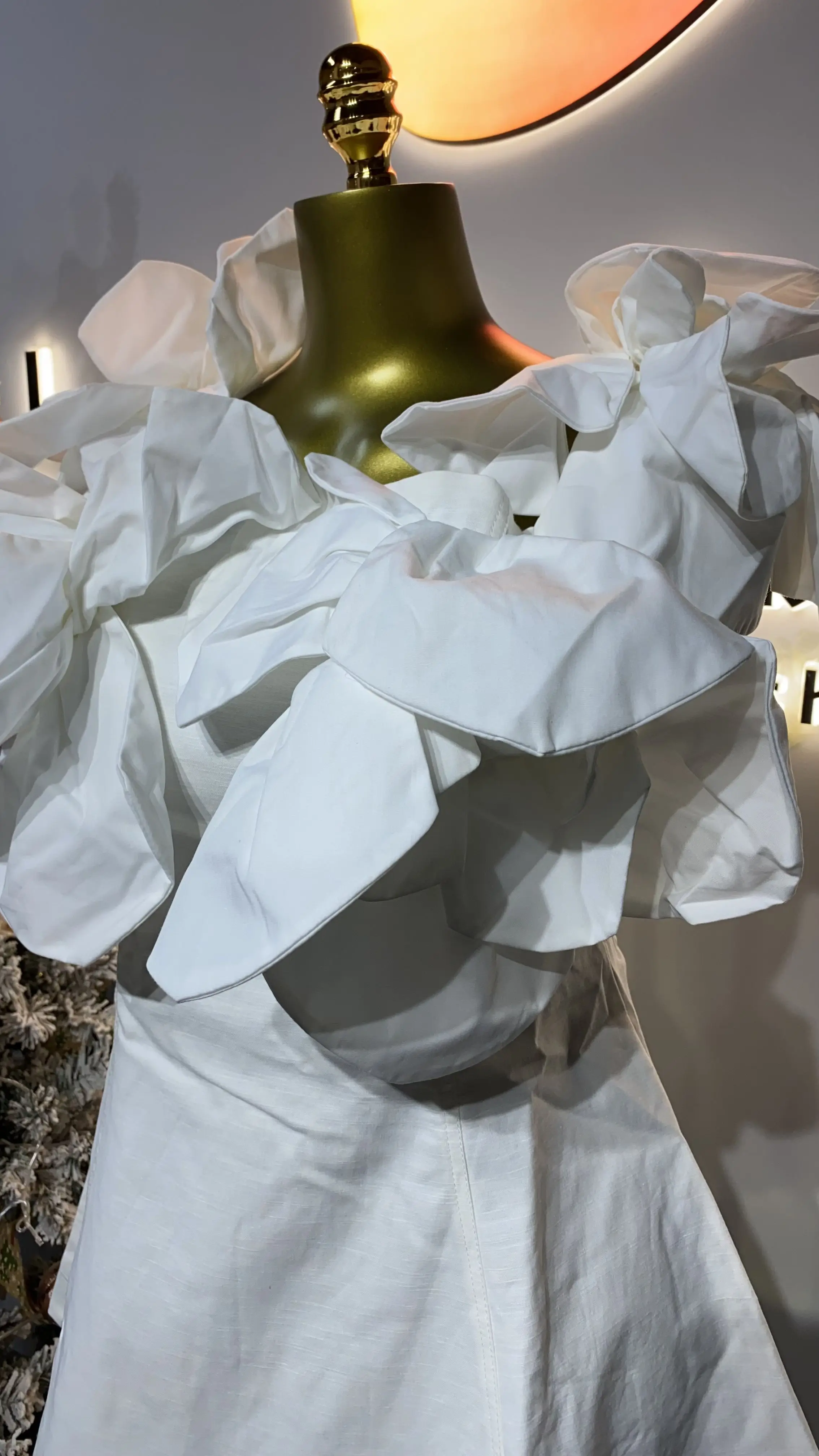 New retro sleeveless 3D floral A-line pants women's elegant casual dress-GZXX203