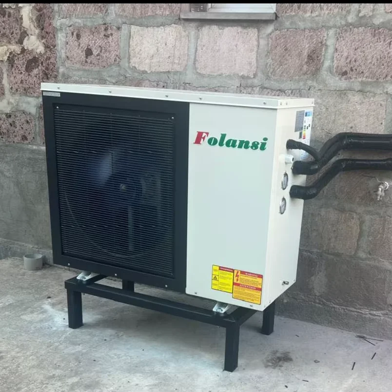 Pompe à chaleur air-eau TUV A+++R32 8.8KW 12KW 13.9KW 15KW Full DC Inverter avec sortie d'air latérale et contrôle Wi-Fi