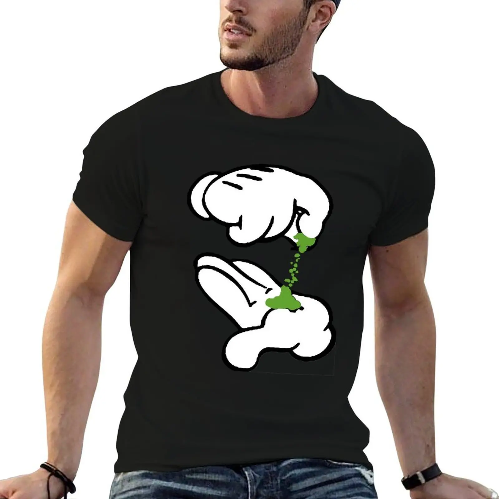 Pot Hands T-Shirt man t shirt luxury t shirts for man cotton funny funny t shirts dark humor T-shirt