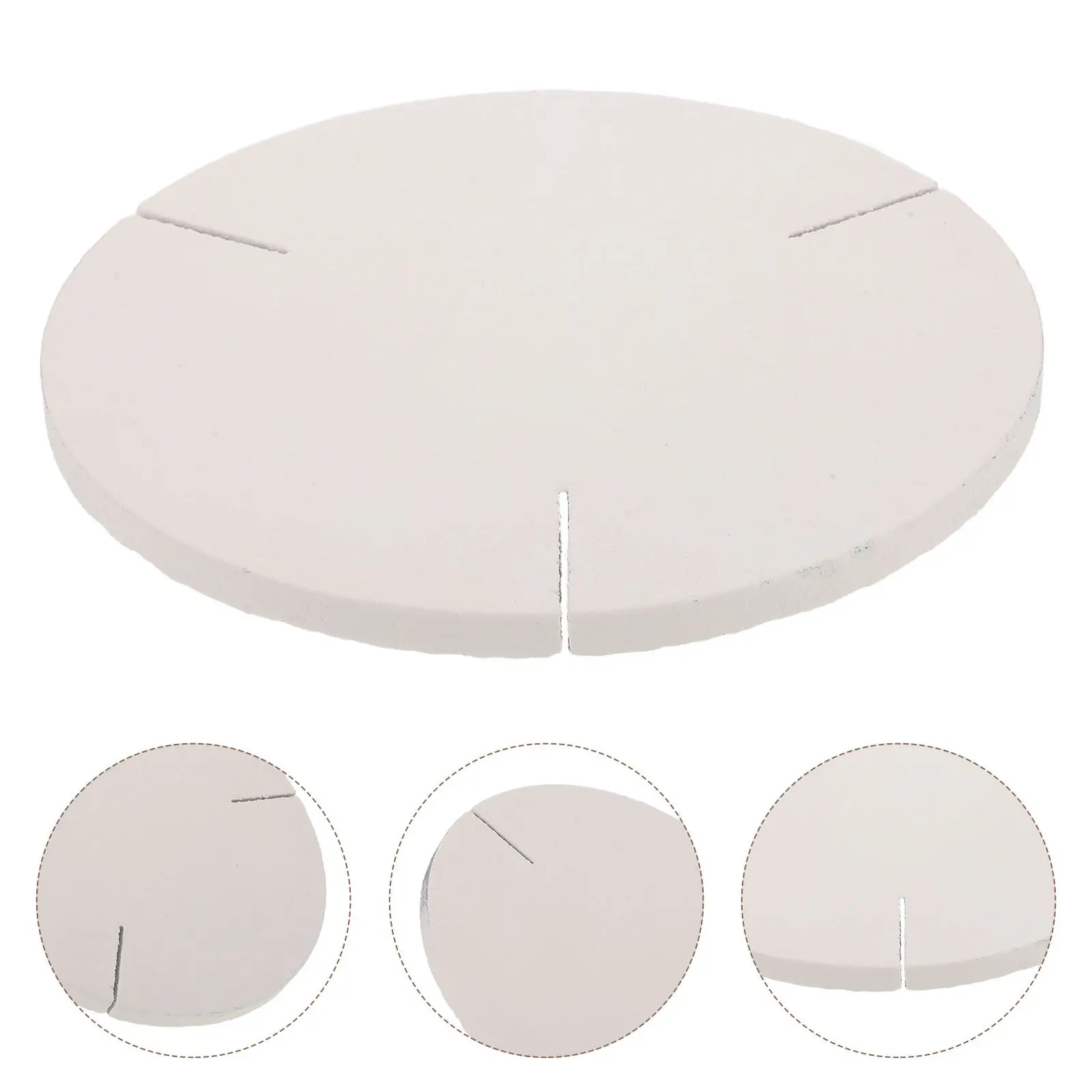 

Porcelain Firing Board Round Stable Pillar Heat Resistant Kiln Use Pottery Ceramic Soldering Stand Jewelry Craft Fireproof