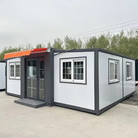 Customized Quick Assembly Portable Prefabricated Luxury Modular Homes 20ft 40ft Expandable Container Cheap 1 2 3 4 Bedrooms Tiny