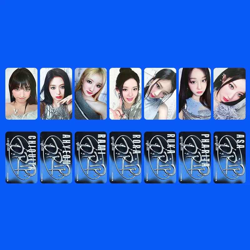 7pcs/set BABYMONSTER Album LOMO Card DRIP Collectible Card RUKA RORA ASA HARAM AHYEON Postcard Photo Card Girls Collectible Gift