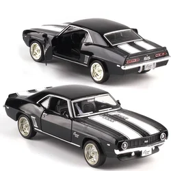 1/36 Chevrolet Camaro SS Vintage Toy Car Model For Children RMZ CiTY Diecast Vehicle Miniature Pull Back Collection Gift Kid Boy