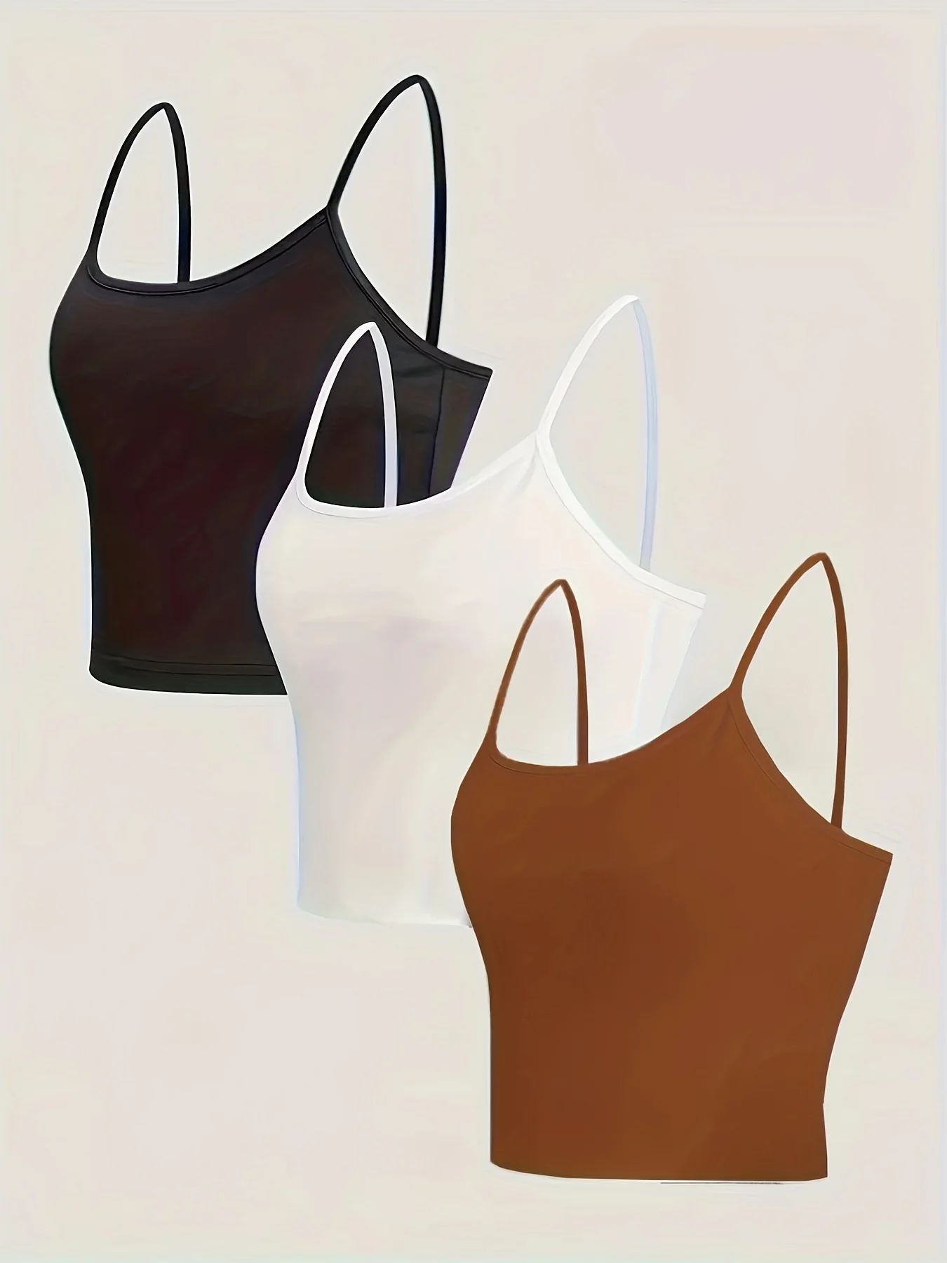 

Новый женский модный облегающий универсальный однотонный камзол из трех штук.