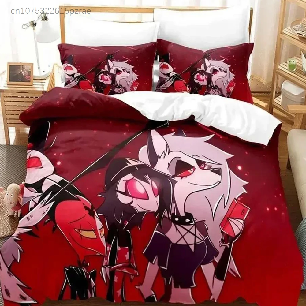 Loona Boss Bedding Set Single Twin Full Queen King Size Bed Set Adult Kid Bedroom Duvet Cover Sets 3D Anime Parure De Lit Bed