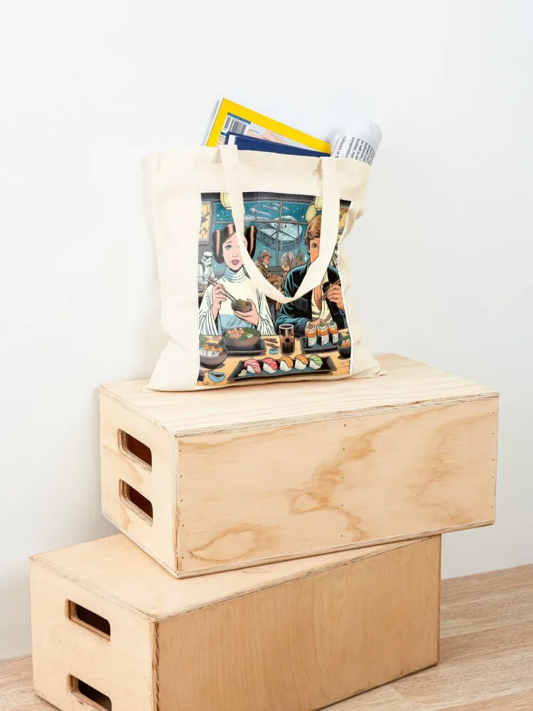 Space Date（Leia and Han Solo） Tote Bag Women's handbag Women's tote bag women bag Custom