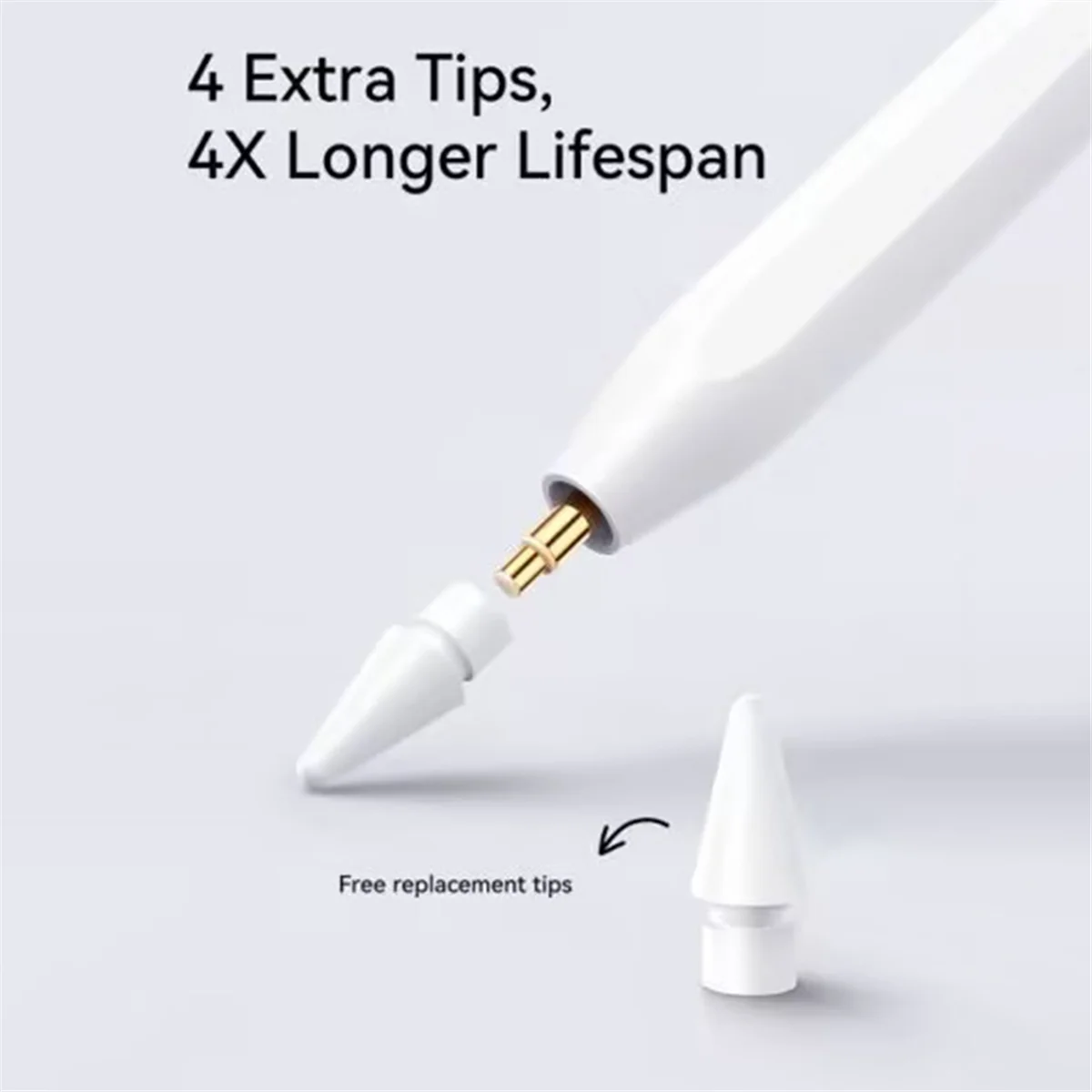 Practical-JOYROOM Capacitive Pen Cell Phone Tablet Anti-Touch Capacitive Pen Bluetooth Portable Operation Active Stylus