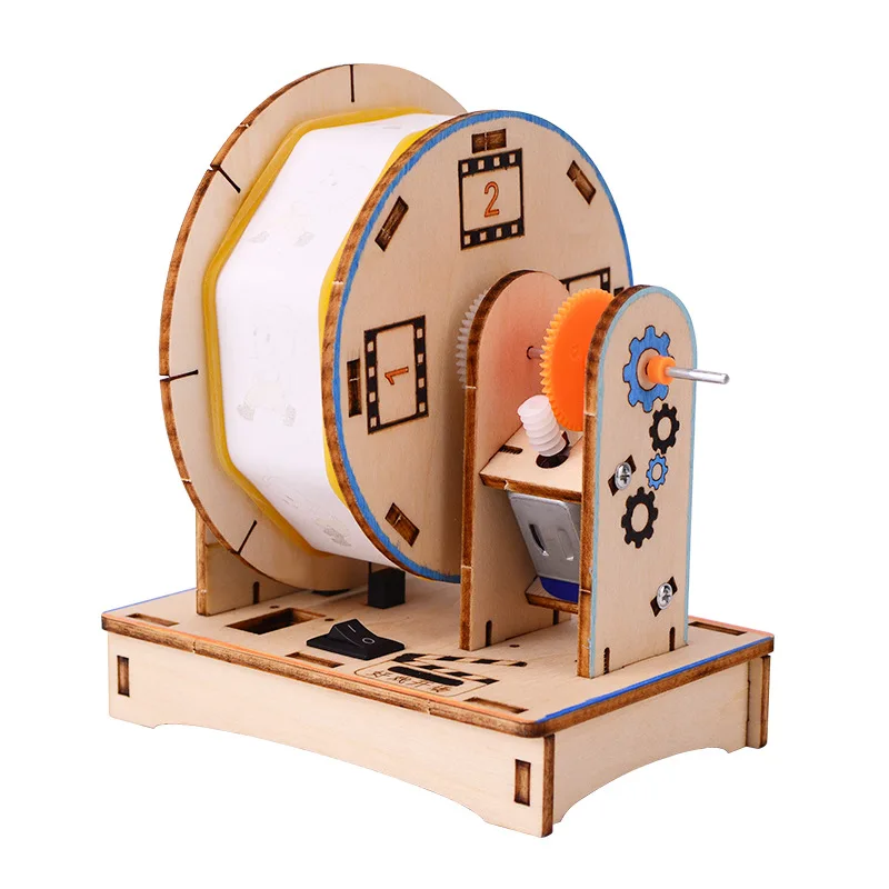 DIY Animation Projector Science Experiment Kit & Education Model  For Children Gift Project