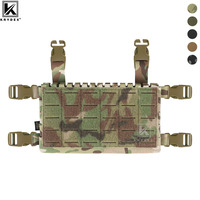 KRYDEX Tactical MK5 Micro Fight Chassis Laser Cut Chest Rig Lightweight Tactical Vest Accessories 5.56 MP7 Magazine Placard