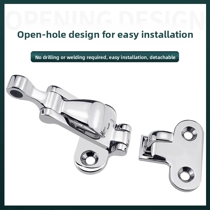 Cabin 316 Stainless Steel Lock Ship Heavy Duty Door Lock Speedboat Hatch Cover Lock