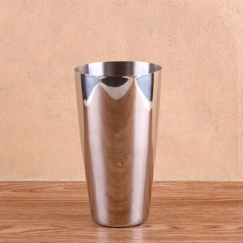 Thickened Stainless Steel Anti-Fall Milk Tea Snow Gram Cup Beer Milkshake Cup Bar Coffee Milk Tea Shop Mixing Cup