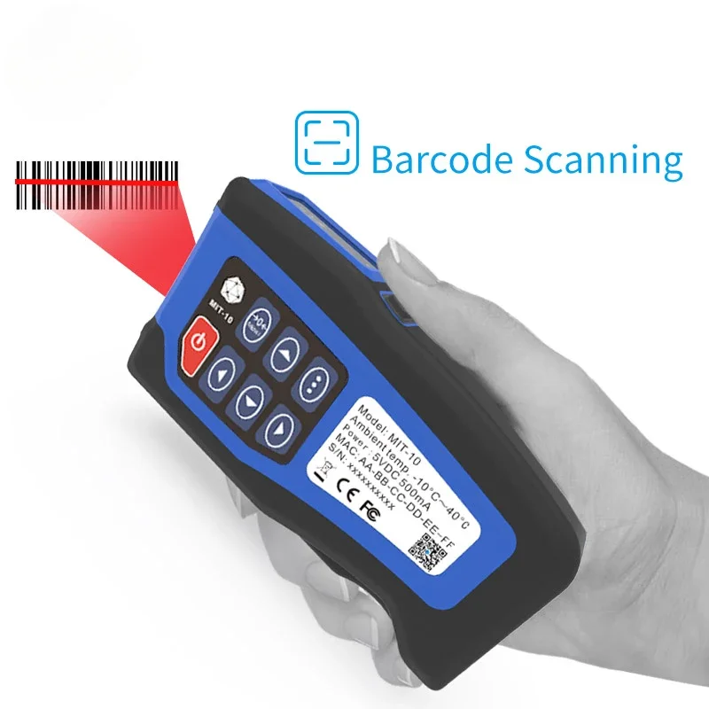 MonolithIoT barcode scanner and Volume Measure Digital Tape measure digital measurement