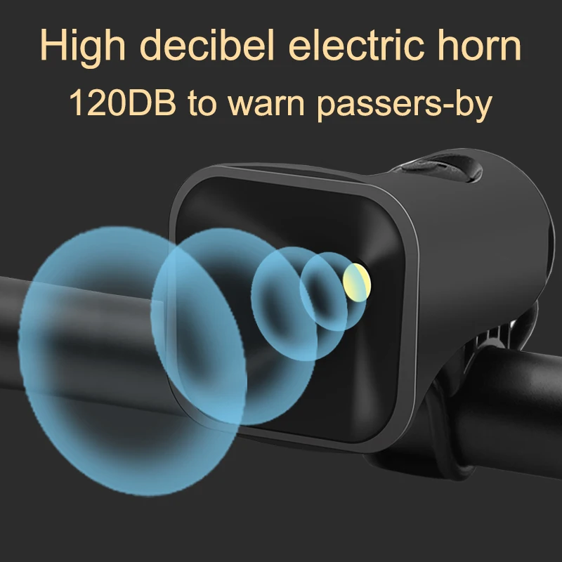 Eletrônico Alto Aviso Safety Horn, sirene policial, guidão de bicicleta, alarme, sino elétrico, ciclismo, scooter, 120 db